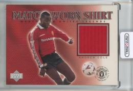 2002 Upper Deck Manchester United   Andy Cole Match-Worn Shirt Manchester United