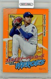 2025 TOPPS Japan Edition Shohei Ohtani Strike Zone Heroes Orange #SZH19【13/25】 Los Angeles Dodgers