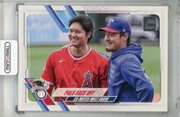 2021 Topps Update Shohei Ohtani/Kohei Arihara Base #US125 Los Angeles Angels/Texas Rangers