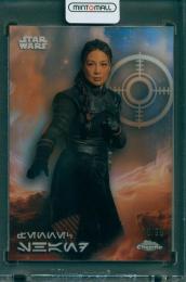 2025 TOPPS Starwars Chrome Fennec Shand #AV-41 Aurebesh Short Print【19/99】