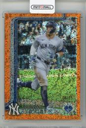 2025 TOPPS Chrome Aaron Judge Orange Speckle Refractor #99【03/25】 New York Yankees