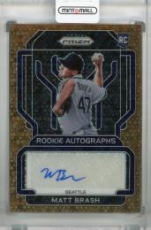 2022 Panini Prizm Seattle Matt Brash Rookie Autographs Bronze Donut Circles(パラレル版) 04/15
