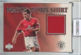 2002 Upper Deck Manchester United   Gary Neville Match-Worn Shirt Manchester United