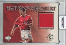 2002 Upper Deck Manchester United   Gary Neville Match-Worn Shirt Manchester United
