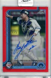 2025 TOPPS Chrome NPB 古賀悠斗 直筆サイン#AC-YK【4/5】 埼玉西武ライオンズ