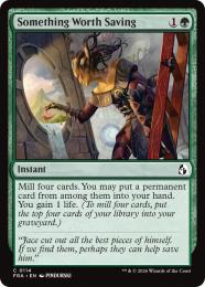 【FRA】【EN】〈FOIL〉救う価値あり / Something Worth Saving(114-C-G)
