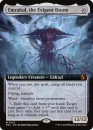 【FRA】【EN】〈FOIL〉〈拡張アート〉迫り来る破滅、エムラクール / Emrakul, the Exigent Doom(423-M-N)