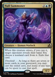 【FRA】【EN】〈FOIL〉絶無の召喚士 / Null Summoner(142-R-UB)