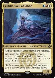 ◆予約◆【FRA】【EN】石の魂、ヴラスカ / Vraska, Soul of Stone(277-R-URW)