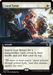 【FRA】【EN】〈FOIL〉〈拡張アート〉忠誠の教示者 / Loyal Tutor(424-R-W)