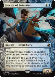 【FRA】【EN】〈FOIL〉〈ショーケース〉潜在能力の試験官 / Proctor of Potential(354-R-WU)