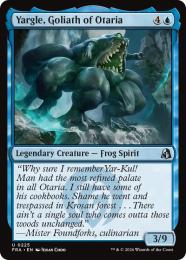 【FRA】【EN】〈FOIL〉オタリアの大巨獣、ヤーグル / Yargle, Goliath of Otaria(225-U-U)