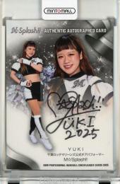 BBM チアリーダー 2025 YUKI 直筆サインカード【44/90】