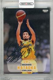BBM × B.LEAGUE 2024-25 SEASON FAST BREAK 2nd Half 片岡大晴 銀箔サインカード【023/100】 仙台89ERS
