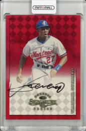 1998 Donruss Signature Vladimir Guerrero Autographs Montreal Expos