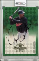 1998 Donruss Signature Joe Carter Millenium Marks Autographs Baltimore Orioles