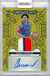 2023-24 PANINI OBSIDIAN Ausar Thompson #RJI-ASR RC Patch Auto【03/10】 Detroit Pistons