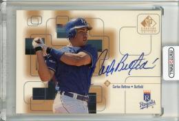 1999 SP Signature Edition Carlos Beltran Autographs Kansas City Royals