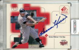 1999 SP Signature Edition Harmon Killebrew Autographs Minnesota Twins