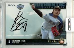 2021 EPOCH 北海道日本ハムファイターズ ROOKIES&STARS 伊藤大海 #AA-04 AUTHENTIC AUTOGRAPH 直筆サインカード【26/44】