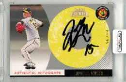 2024 EPOCH 阪神タイガース PREMIER EDITION 西純也 #AA-JN AUTHENTIC AUTOGRAPH 直筆サインカード ゴールド版【56/64】