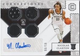 2019-20 Panini Chronicles  Nicolas Claxton Relic Autographs 95/99