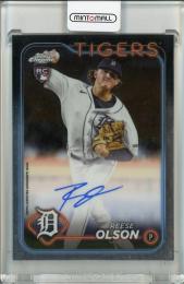 2024 Topps Chrome Reese Olson Rookie Autographs Detroit Tigers