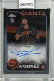 2024 Topps Chrome Tyler Fitzgerald Rookie Autographs San Francisco Giants