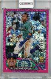 2023 Topps Chrome Julio Rodríguez Magenta Speckle #200【126/350】 Seattle Mariners