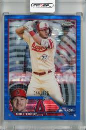 2023 Topps Chrome Mike Trout Blue Sonar #27【044/125】 Los Angeles Angels