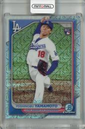 2024 Topps Bowman Chrome Yoshinobu Yamamoto Mojo #36 RC Los Angeles Dodgers