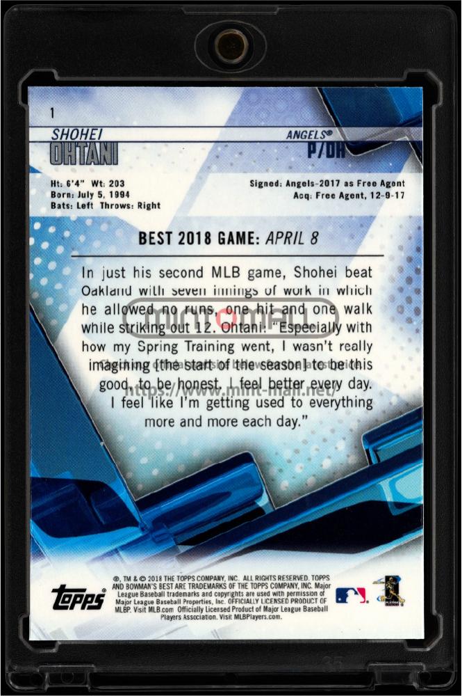 ミントモール / MINT VAULT店 (MSV委託品通販) / 2018 Bowman's Best