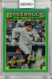 2024 Topps Finest Aaron Judge 93 Prototypes Green Refractors【65/75】 New York Yankees