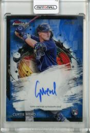 2024 Topps Finest Curtis Mead Autographs Blue Refractors【12/99】 Tampa Bay Rays