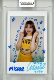 2024 BBM チアリーダーカード DANCING HEROINE MISAKI 直筆サイン入りチェキ【02/10】 Honeys
