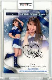 2025 BBM チアリーダーカード DANCING HEROINE Yuki 直筆サインカード【78/90】