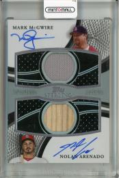 2023 Topps Sterling Mark Mcgwire/Nolan Arenado Sterling Sets Dual Autograph Relics【03/15】 St. Louis Cardinals