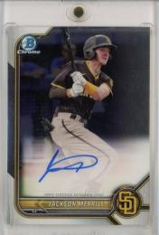 2022 Bowman Chrome Jackson Merrill Prospect Autographs San Diego Padres