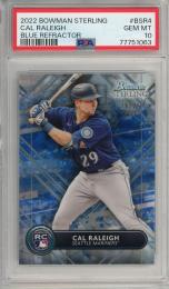 2022 Bowman Sterling Cal Raleigh Blue Refractors【16/25】【PSA 10】《Gem-MINT》 Seattle Mariners