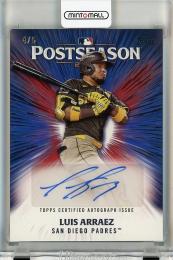 2025 Topps Series 2 Luis Arraez Postseason Performance Autographs Red #PPALA【4/5】