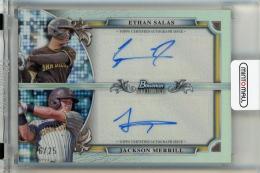 2024 Topps Bowman Sterling Ethan Salas / Jackson Merrill Dual Autograph Refractors #DRASM【16/25】