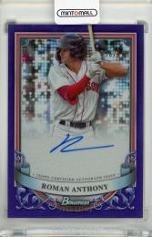 2024 Topps Bowman Sterling Roman Anthony Prospect Autographs Purple Refractors #PARA【096/120】