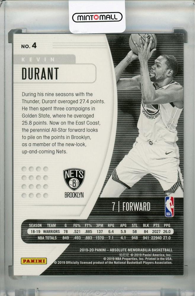 匿名配送 Topps Now 20 Kevin Durant ひろい ケビン・デュラント