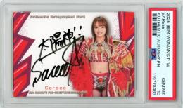 2025 BBM 女子プロレス Sareee 直筆サインカード レギュラー版【002/100】【PSA10】
