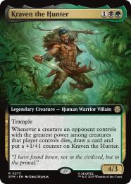 【SPM】【ENG】【Foil】〈273-R〉《クレイヴン・ザ・ハンター/Kraven the Hunter》拡張アート版