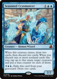 【FRA】【EN】〈FOIL〉歴戦の冷術士 / Seasoned Cryomancer(038-M-U)