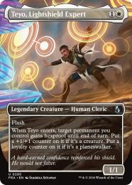 【FRA】【EN】〈FOIL〉〈ボーダーレス〉光盾の熟練者、テヨ / Teyo, Lightshield Expert(295-U-W)