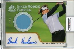 2024 Upper Deck SP Game Used Brooke Henderson Inked Fabrics Auto #IRFBH【08/25】