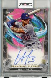 2023 Topps Inception Francisco Alvarez Rookie and Emerging Stars Autographs Magenta RC #BRESFA【82/99】