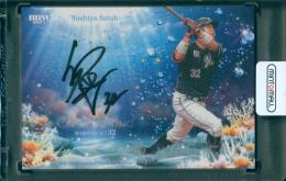 2025 BBM 1st バージョン 佐藤都志也 クロス直筆サインカード【10/20】 千葉ロッテマリーンズ